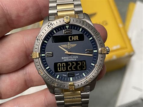 breitling titanium aerospace weight|Breitling aerospace titanium for sale.